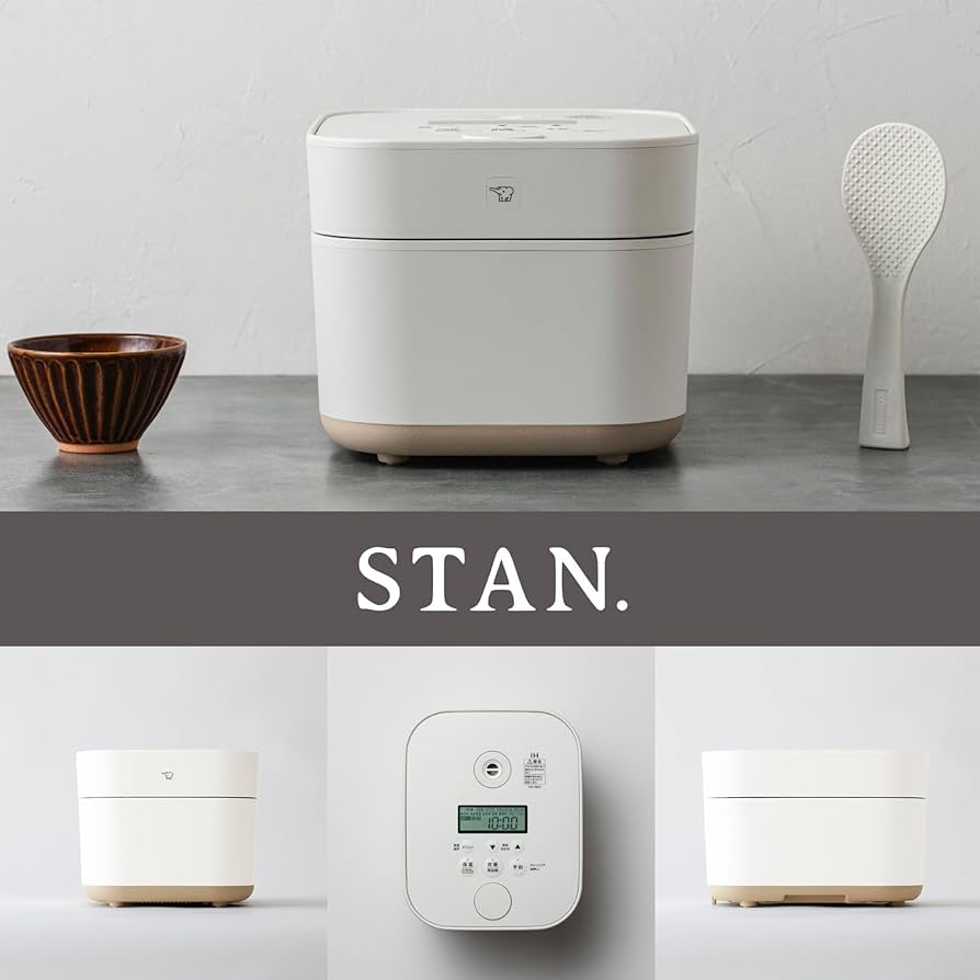 象印マホービン 炊飯器 STAN. IH炊飯ジャー 5.5合 ホワイト象印 象印 ZOJIRUSHI IH炊飯ジャー5.5合 STAN スタン IH炊飯器 炊飯器